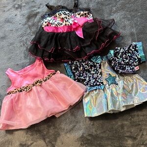 Build A Bear Dress Lot and Shoes